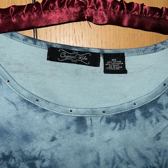 Woman’s Long-Sleeved Tie-Dye Top SIZE 3X - Picture 2 of 6